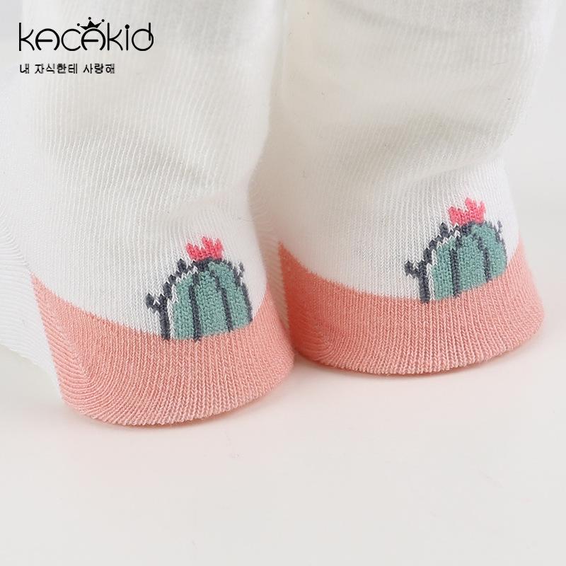 Ny Ankomst Nyfödd Babysockar Tecknad 100% Bomull Barn Babysockar Halkfria Spädbarn Bomullssockar