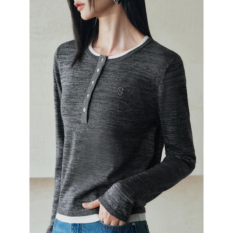 Peacebird Women's Color Block Knit Sweater