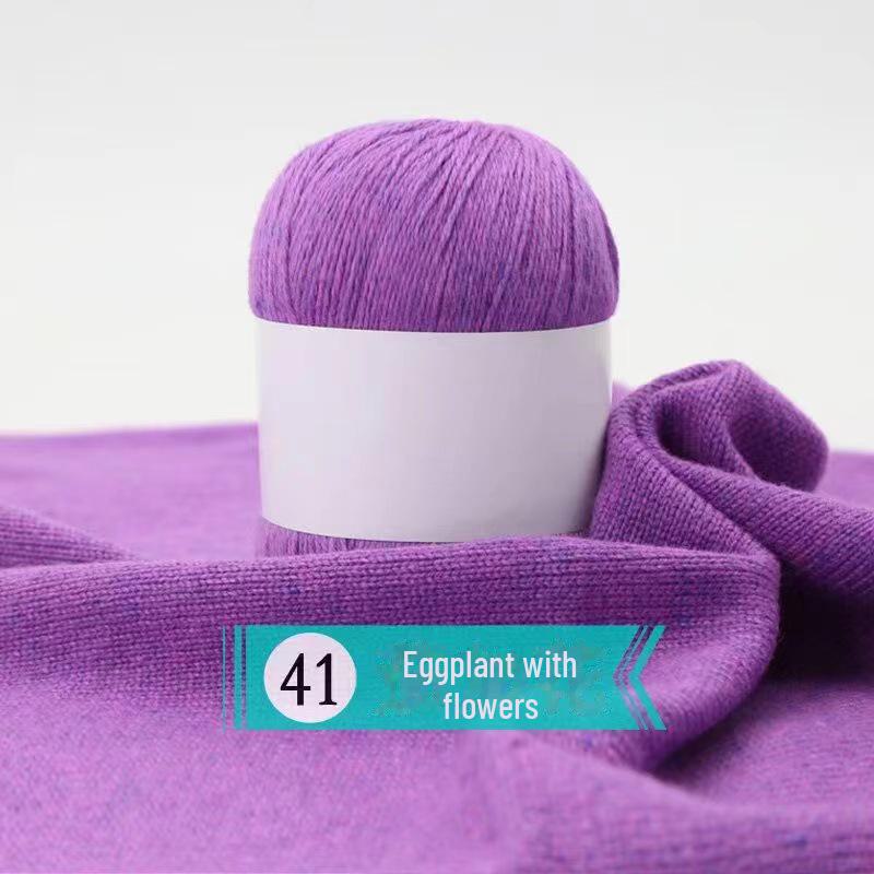 Hand-woven Cashmere Yarn - 3 Ply Soft Wool for Sweaters - Spot Processed Ball of Yarn