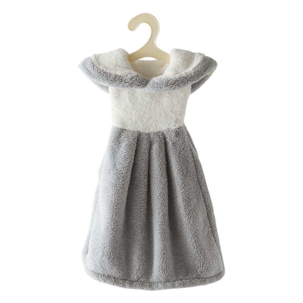 Mini Dress Soft Hanging Cute Microfiber Towel Hand Cloth Handkerchief Household Dishcloth