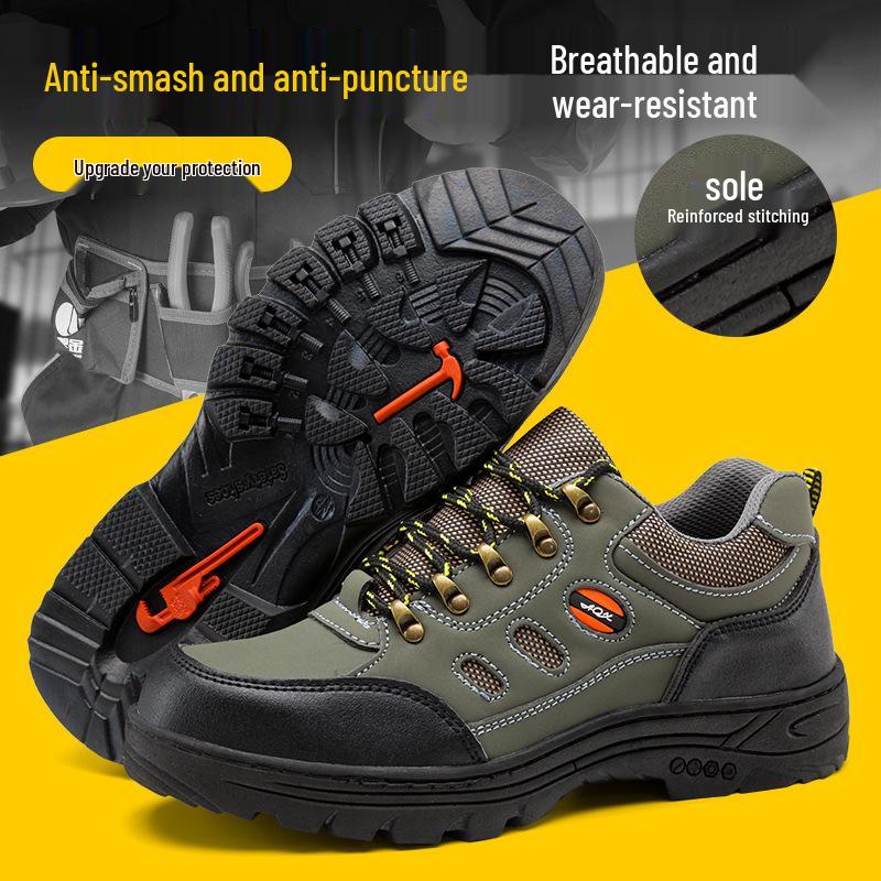 Durable Safety Labor Shoes: Anti-Smashing, Anti-Puncture, Anti-Slip