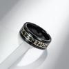 Nordischer Wikinger Schrift Rune Rune Wolframstahl Ring Herren Wolframschmuck