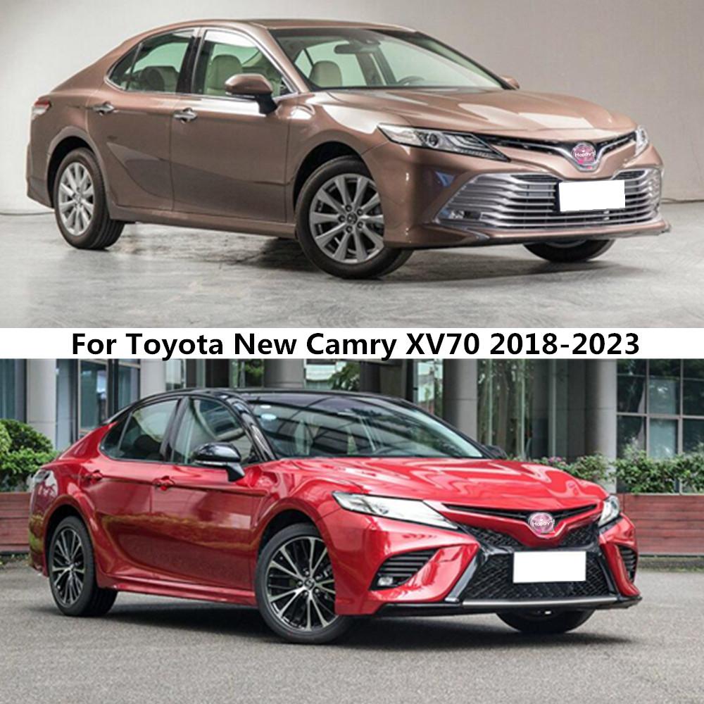 Auto Styling Körper Front Nebel Licht Lampe Rahmen Stick Augenbraue Abdeckung Trim 2PCs Für Toyota Camry XV70 2018 2022