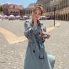 British Trench Coat Women's Medium and Long Small Korean Version Loose Spring and Autumn 2024 New Temperament Popular Coat Ins Tide
