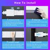 LED Light for 85 Inch TV,19.4Ft USB Smart WiFi TV LED Backlight Sync with Music,RGBW 6500K Bias Lighting,Led Light Strip Compatible with Alexa for