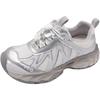 Aerobic plan crooked head ultra-light sports shoes 2025 summer new thin mesh breathable hiking outdoor feeling casual shoes tide