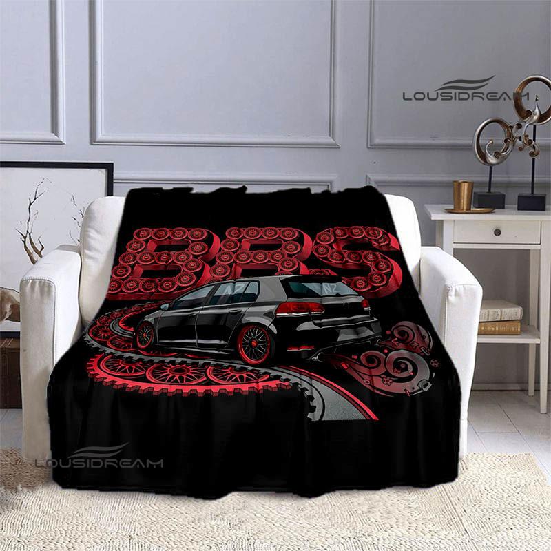 BBS LOGO printed blanket Picnic blanket Warm Flannel blankets Outdoor Blanket Home bed linings blankets for beds Birthday Gift
