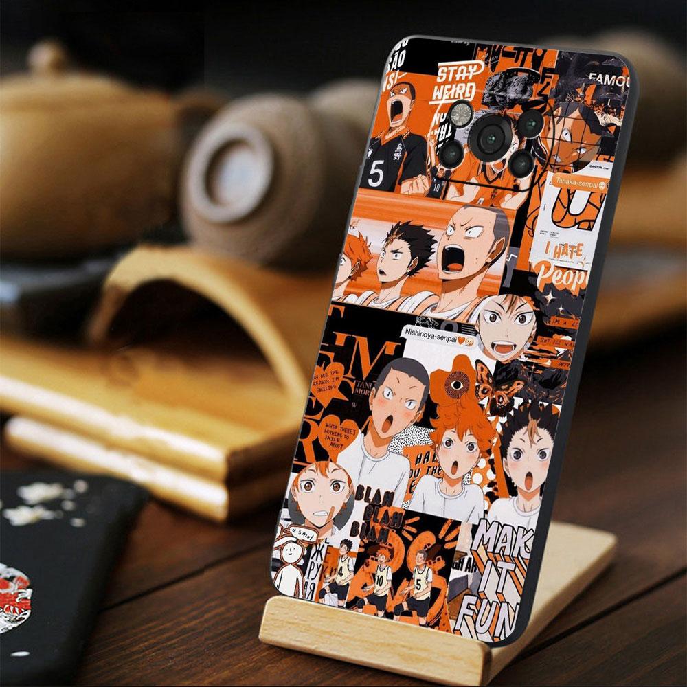 Trend For Xiaomi POCO F3 MI 11 Lite M3 F4 GT 9T X3 NFC X4 10T 11T M4 Pro 5G Haikyuu Volleyball Anime Celular Funda