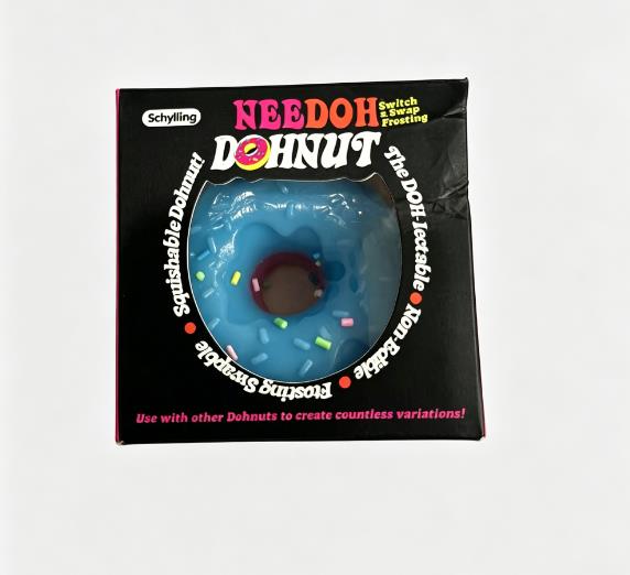 NeeDoh Dippin Dazzler Eierdonut grap stressverlichtend speelgoed zachte lijm vinyl knijpspeelgoed Langzame Terugslag Knijp Ornament Ontspanning