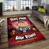 1pc DogMan2 Design Area Rug - Non-Slip, Soft & Cozy Floor Mat for Living Room, Bedroom, Office - Indoor/Outdoor Decorative Carpet