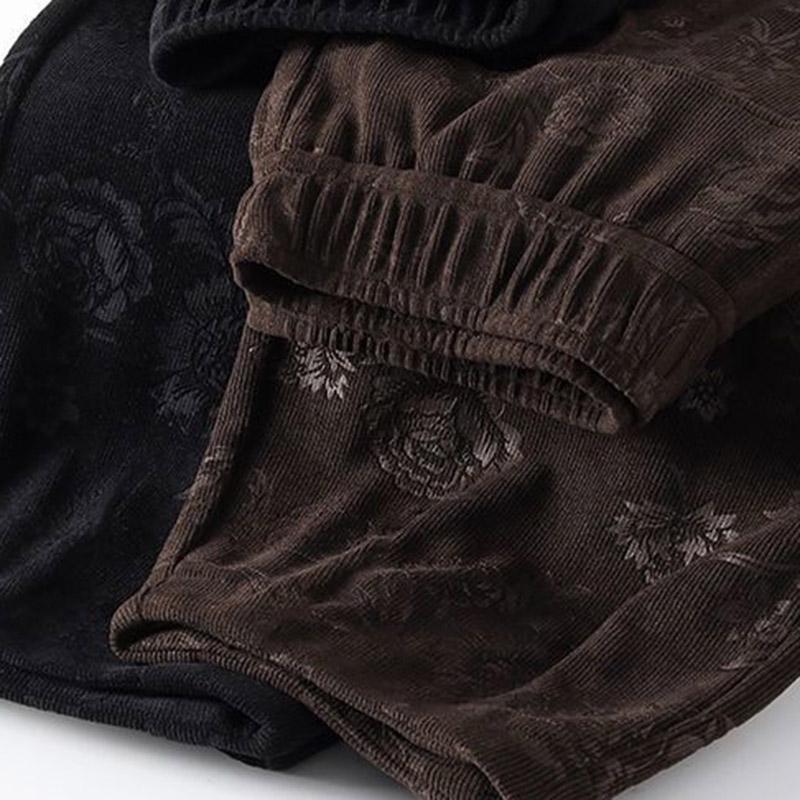 Pants for Women Elastic High Waist Long Trousers Plus Size Thickened Spring and Autumn Loose Stretchy Versatile Casual Wide Leg Pants