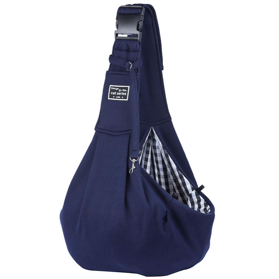 

1 single shoulder outdoor pet bag with adjustable shoulder strap, portable pet bag suitable for pets under 6.5kg синий