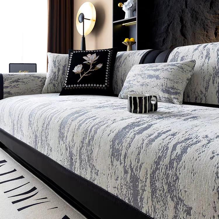 Chenier Jacquard Craft Sofa Cushion Four Seasons Universal Non-slip Seat Cushion Design Sense Light Luxury Sofa Cover