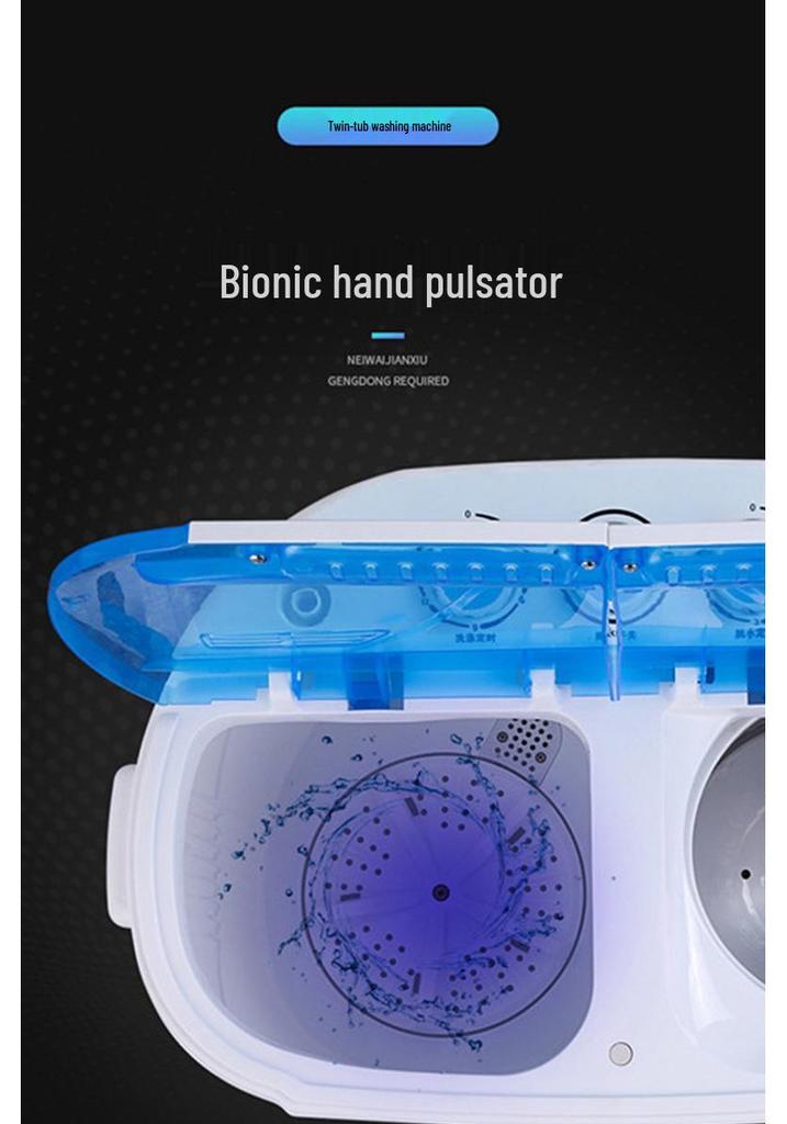 Changhong Sunlight 4.5KG Twin Tub Semi-Automatic Baby Washer & Spinner