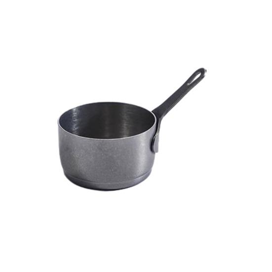 Stainless Steel Sauce Cup with Handle Reusable Metal Dipping Cups Small Condiment Server for Ketchup Appetizers Soy Sauce
