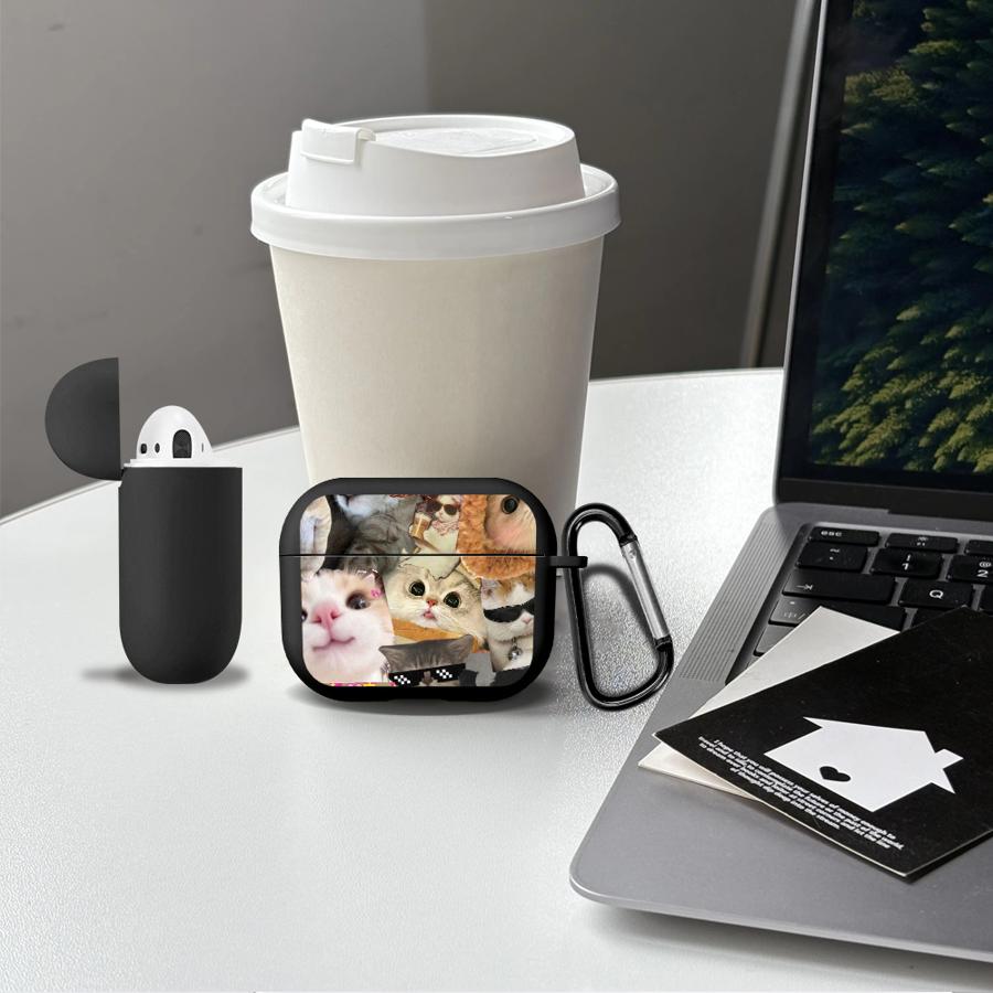 Expressive Cat Case For Airpods Pro2 Pro3 2 Pro 4 3 1 Earphone Cases Cover
