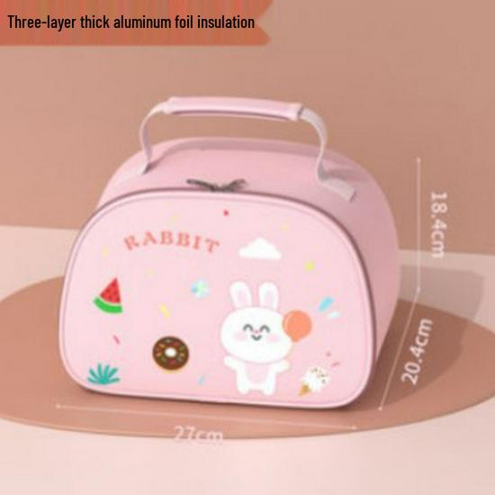 Aluminum Foil Insulated Lunch Bag - Waterproof, Portable Meal Tote for Work or School