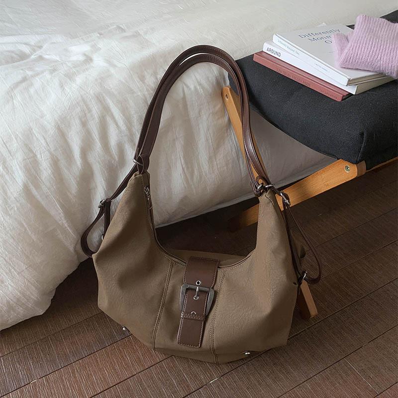 

Старая панк-локомотив Y2K, стиль пустоши, ретро наплечная сумка-мессенджер, новый французский высококлассный универсальный рюкзак 43*10*22