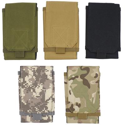 Sac tactique pour téléphone portable, pour camping, randonnée, camouflage, armée, ceinture à crochet, étui en nylon
