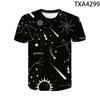 Astronaut Space Milky Way Universe 3D Printed T Shirts Casual Men Women Children Fashion Boy Girl Kids Streetwear Cotton Tops