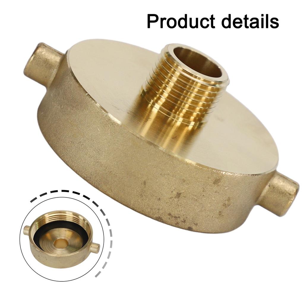 Fire Hydrant Hose Connector Brass Adapter 212 NSTNH Female 34 GHT Male