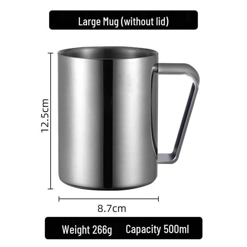 Shangqi Stainless Steel Double-Layer Mug