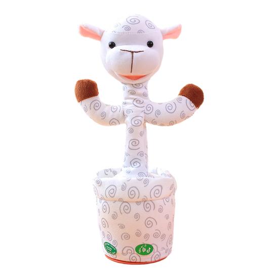 

Электрическая танцующая игрушка Подсолнух повторяет то, что вы говорите, запись, поющая плюшевая игрушка в горшке, развивающая интерактивная плюшевая музыкальная игрушка для малышей Charging