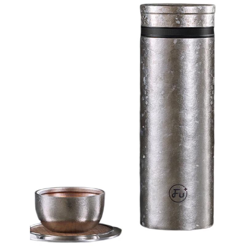 FUGUANG Titanium Insulated Tea Bottle with Infuser