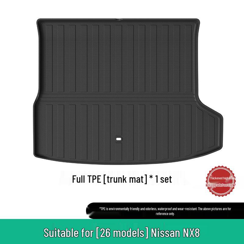 Nissan NX8 Custom TPE Floor & Trunk Mats: Durable, Eco-Friendly, Fits 26 Models