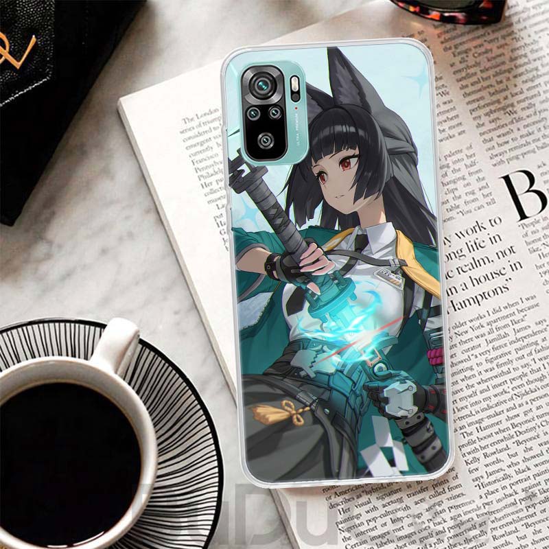 Hoshimi Miyabi Zenless Zone Zero ZZZ Kryt Pro Xiaomi Redmi Note 10 9S 9 8T 8 Pro 7 5 Mi 9T 10T 11T 12T 11 12 Lite 12X A3 A2 A1