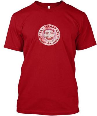 Coney Island High T Nyc - Maglietta Detention Lounge Made in USA Taglie dalla S alla 5XL