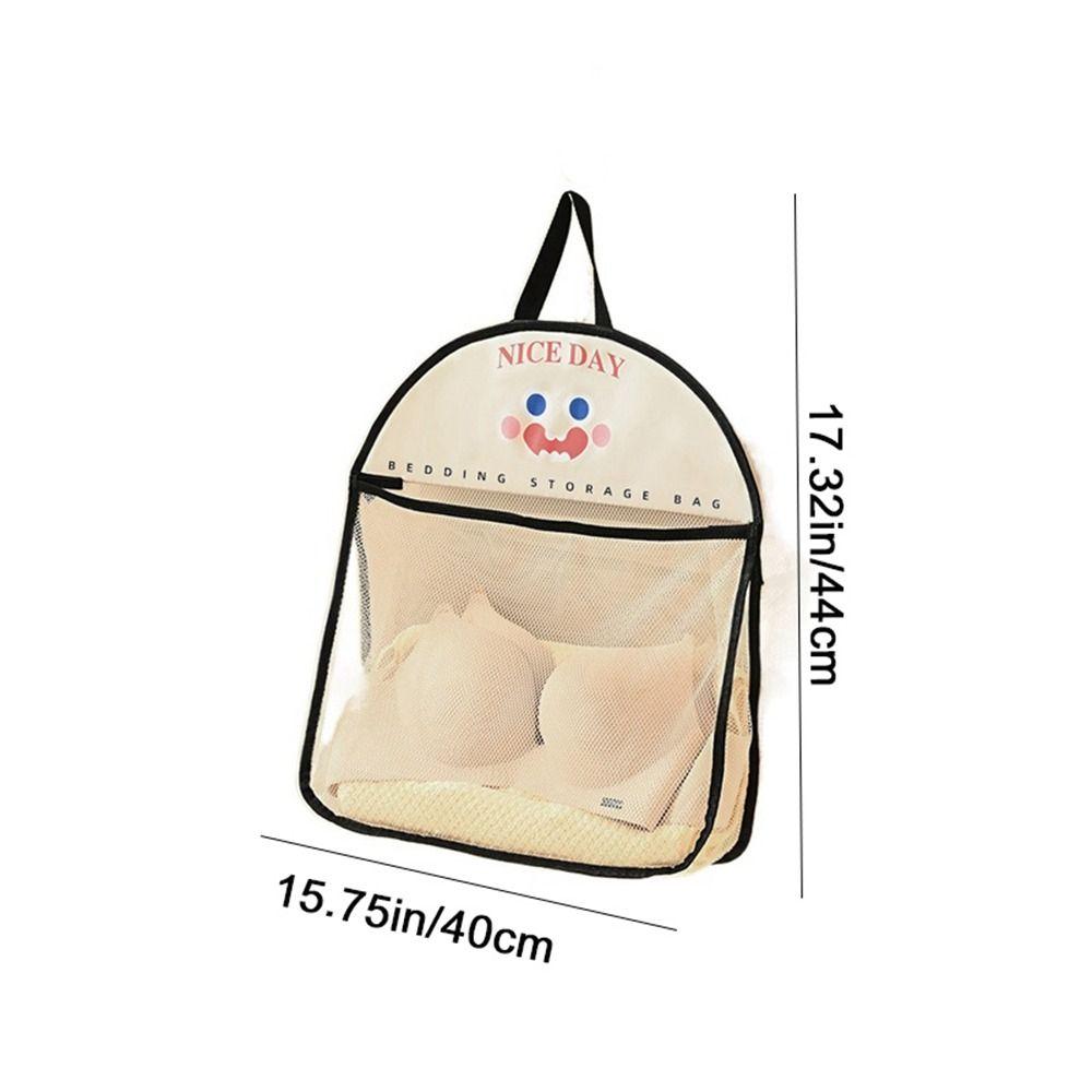 Atmungsaktive Mesh-Hängetasche Cartoon-Unterwäsche-Aufbewahrungstasche Niedliche Socken-Aufbewahrungstasche Kleiderschrank