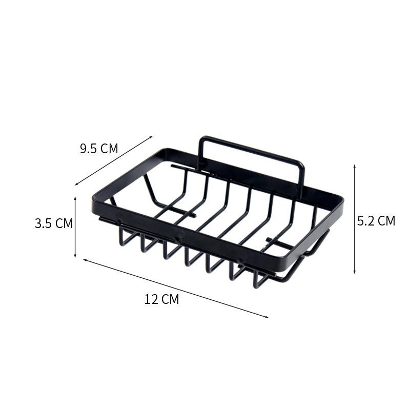 Drill-Free Corner Wall-Mounted Bathroom Storage Rack