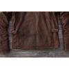Chinese Size Vintage Red Browm Genuine Leather Jacket Light Coated First Layer Cowhide  Men Leather Jacket Fall and Winter