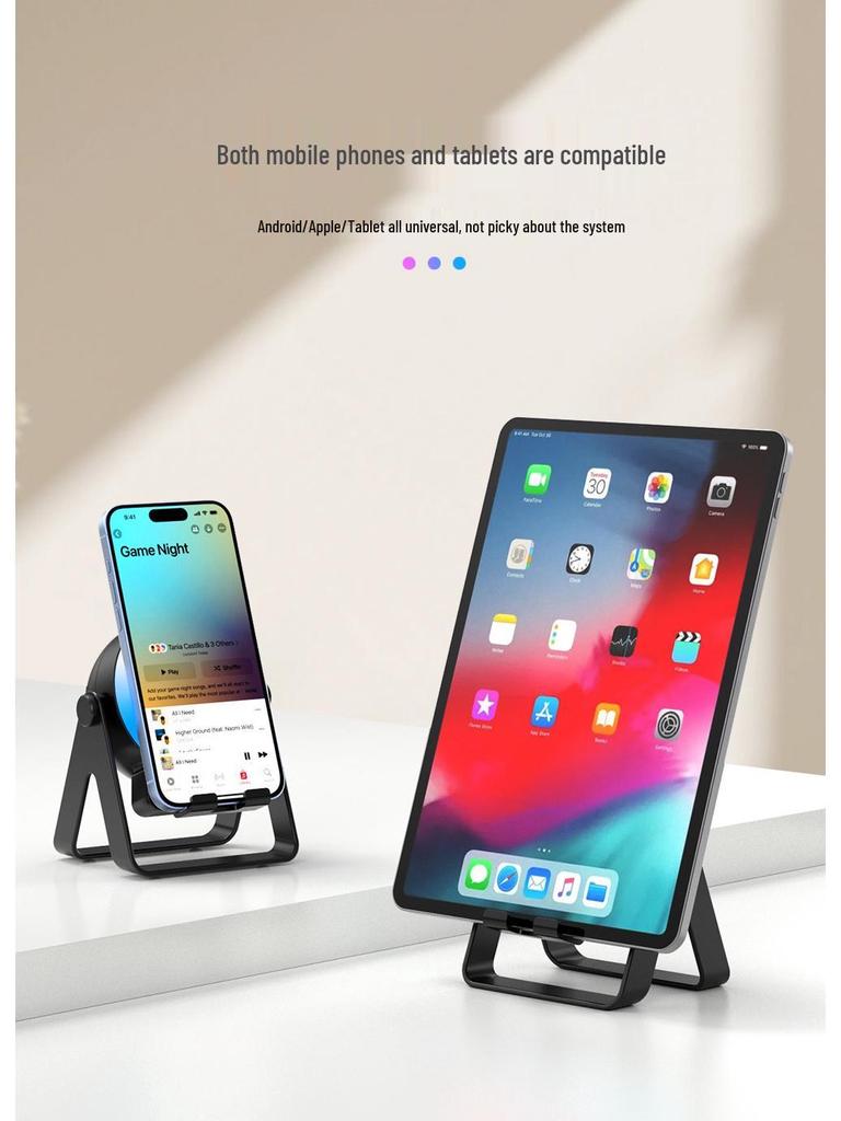 Cross-Border Bluetooth Speaker with Induction Stand, Tech-Sense, Breathing Light, Rechargeable for Outdoor & E-Sports.