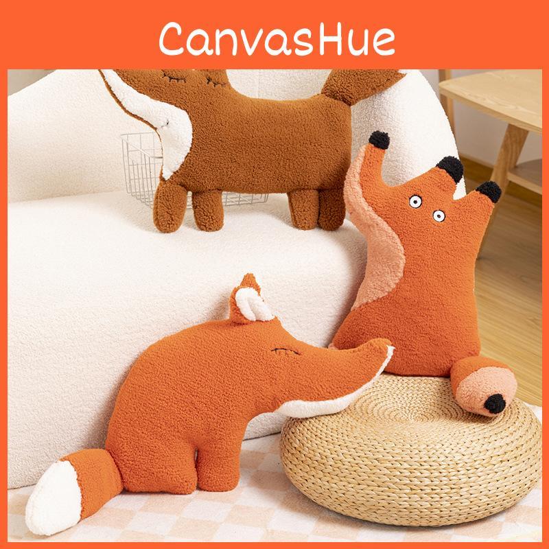 Standing Sitting Fox Plush Toy Stuffed Animal Doll Cushion Kids Gift Decoration