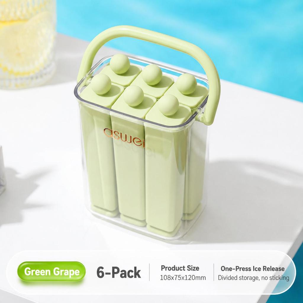 Silicone Ice Mold Stackable Ice Stick Tray Food Grade Ice Mold Dustproof For Iced Coffee Iced Drinks Refrigerator Storage 6