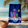 Serviette de plage Mode Ask the StoryBots: Idéal pour les aventures estivales Doux, absorbant et à séchage rapide, convient pour la natation et le bain