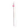 Simulation Feather Interactive Cat Toy Satin Ribbon Bell Cat Stick Toys Kitten Playing Teaser Wand Supplies Accessories