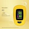 English Version Finger Clip Pulse Oximeter - Monitors Blood Oxygen & Heart Rate