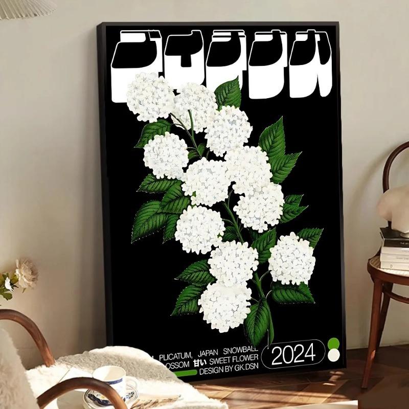 Okinawa Sakura Leinwand Wandkunst Druck Kunst Poster Retro Leinwandbild Zimmer Bar Café Wandmalerei