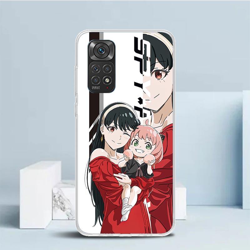 Anime Spy Family Anya Phone Case For Xiaomi Redmi Note 15 14 14S 13 12S 12 Pro Plus 11S 11 11T 11E 10S 10 + Soft TPU Back Cover