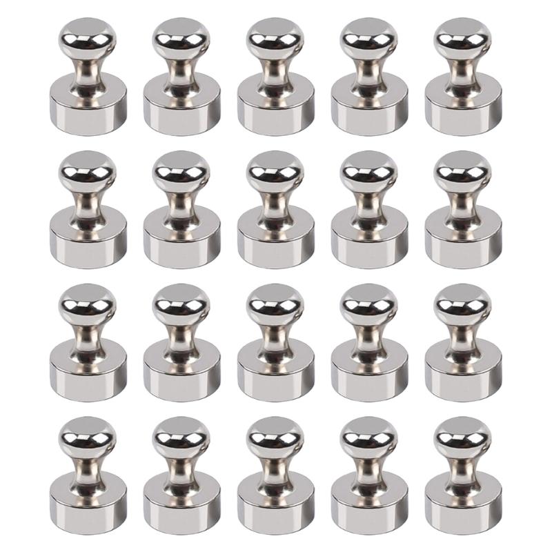 Refrigerator Magnets Fridge Magnets Mini Strong Magnets for Whiteboard Magnetic Push Pin Classroom Kitchen Accessories