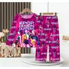 New Demon Hunters Children's Pajamas Long Sleeve Cartoon Girls Babies Middle and Older Children's Loungewear Set