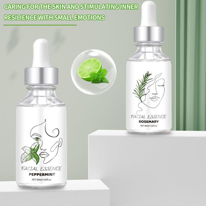 Facial  Set With Peppermint TeaTree And Rosemarys  3pc3*30ml  Skin  To Tighten Pores
