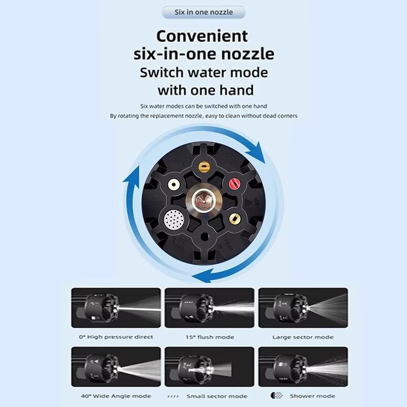 High Voltage Lithium Battery 200W/48V Wireless Car Washing Machine Water Gun Household Multi-function Car Washing Machine Rechargeable