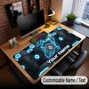 Large Mouse Pad Manchester City Print Custom Name Text Desk Mat for Office Gaming