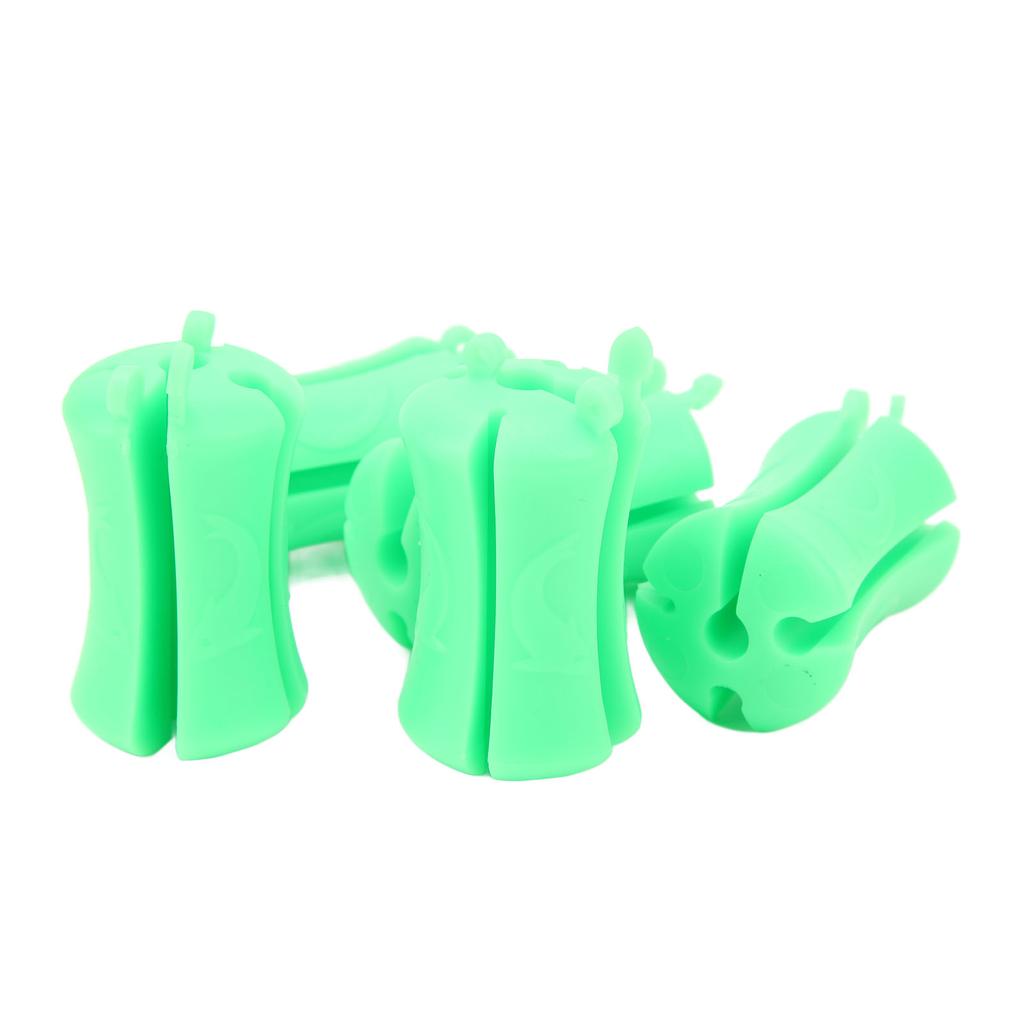 5PCS Portable Fishing Rod Fixed Ball Silicone Reusable Fishing Rod Beam Binding Fastener for Fishing Pole Boat