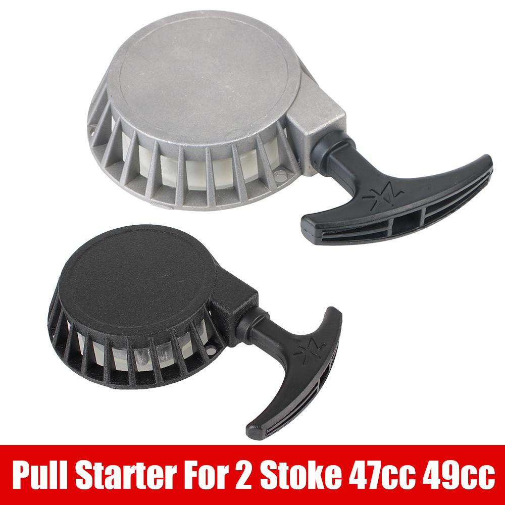 Recoil Start Aluminum Alloy 47cc 49cc Easy Pull Starter For 2 Stoke Pocket Bike Mini Moto ATV Quad Dirt Pit Bike
