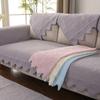 Four Seasons Universal Cotton Korean Leaf Sofa Cushion Modern Simple Non-Slip Sofa Cushion Towel